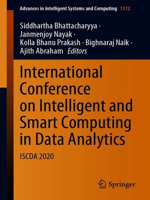 cover image of International Conference on Intelligent and Smart Computing in Data Analytics